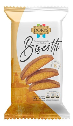 Paquete De Biscotti Sabor A Vainilla Dorys 100 Grs