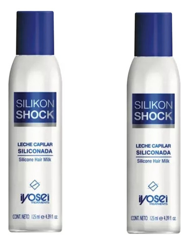 Pack X2 Iyosei Silikon Shock Leche Capilar Siliconada 125ml