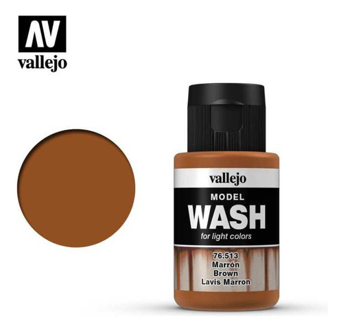 Model Wash 35ml. 513-marrón