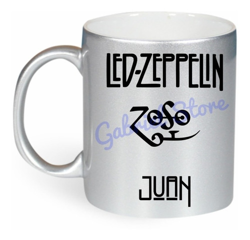 Tazas Plateadas Personalizadas Bandas De Rock De 11 Oz
