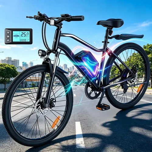 Bicicleta Elétrica Xroymexroy EB3-C para Adultos com Motor de 750W e Aro 26