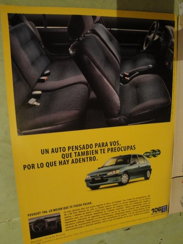 Publicidad Peugeot 106 Año 1998