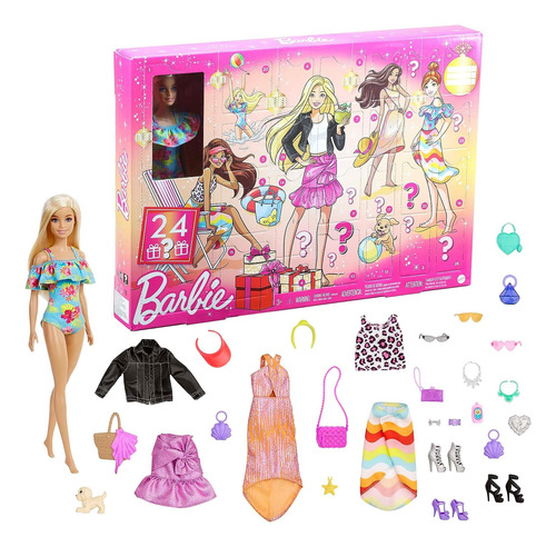 Barbie Day To Night Calendario De Adviento De Navidad Muñeca