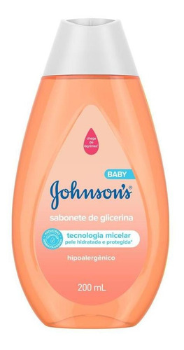 Kit Com 3 Sabonetes Líq Johnsons Baby Cabeça Aos Pés
