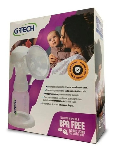 Bomba Tira-leite Materno Manual Comfort 2 G-tech