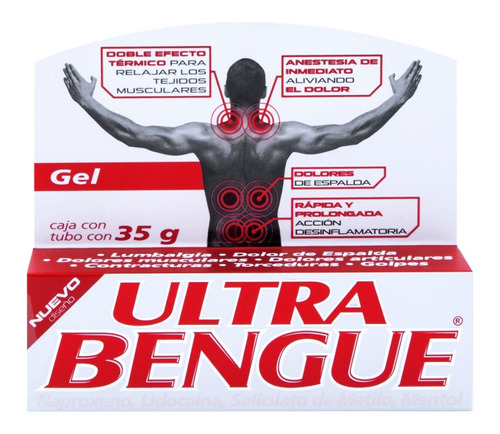 Bengue Ultra Gel Rojo 35g