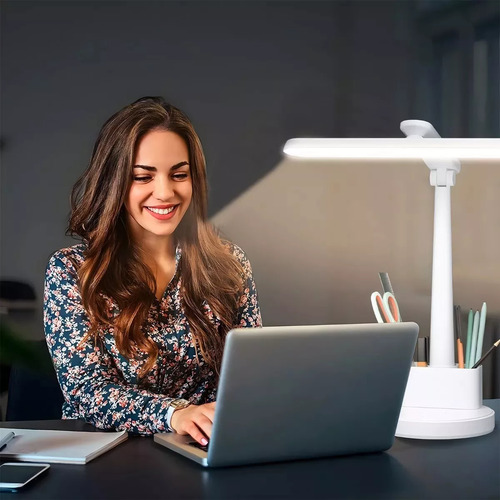 Luz Lámpara Led Escritorio Ajustable Recargable Usb, 3200mah