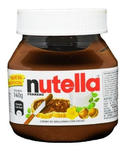 Nutella Crema De Avellanas Ferrero 140 Gr