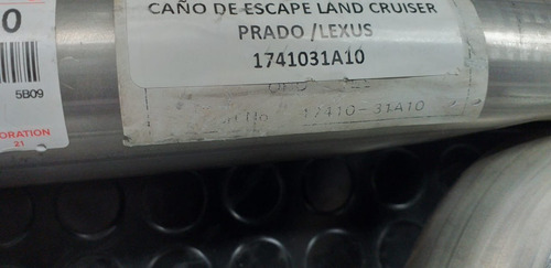 Caño De Escape -tramo- Toyota Land Cruser 