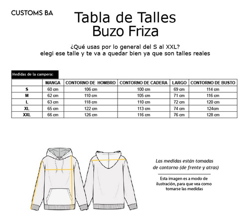 Imagen 6 de 9 de Customs Ba Mujer Maxi Buzo Canguro Con Capucha Largo Va