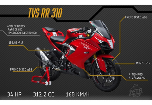 Tvs Rr 310 0km