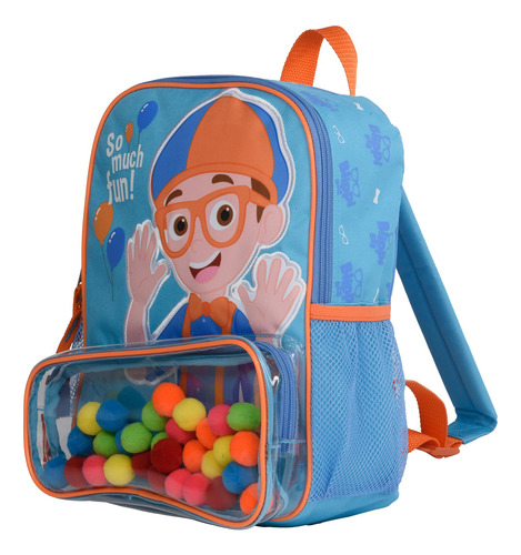Mochila Blippi Con Sonido Para Niños Y Niñas, Parte Delanter