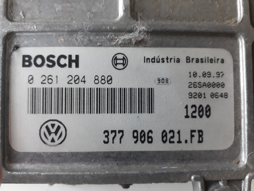 Vw Gol 2 - 1000 Cc  Ecu