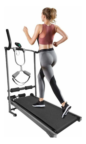Wide Treadmill Mat Mini Foldable Walking With Sit-ups No