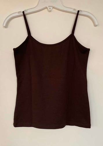 Musculosa Chocolate Oscuro De Muy Buena Calidad Import Zara