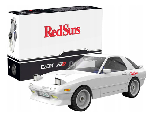 Auto Initial D Mazda Fc35 Rx-7 Red Suns - Cada
