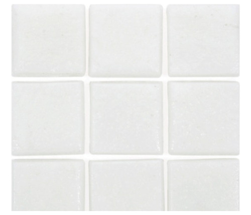 Mt2 Mosaico P/alberca Blanco Ostion Marca Kolorines 2x2 Cm