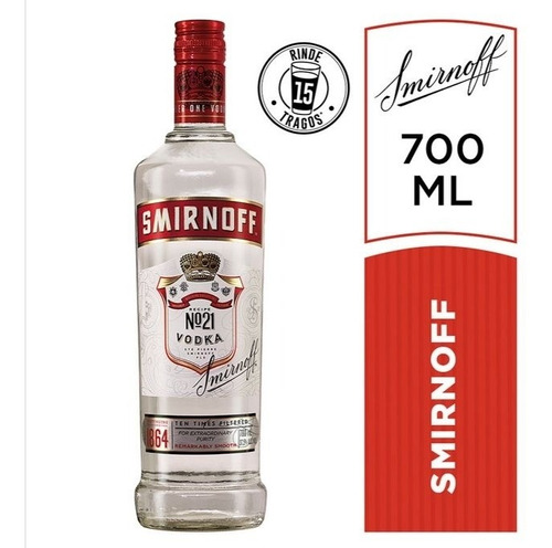 Vodka Smirnoff Original Numero 21 - L a $157