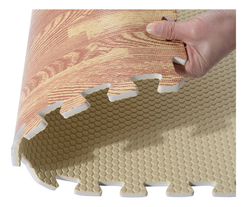Imagen 5 de 10 de Piso Goma Eva Encastrable 60cm X 60cm X 10mm 4 Piezas