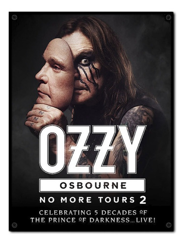#1473 - Cuadro Vintage 30 X 40 - Ozzy Osbourne Rock Poster 
