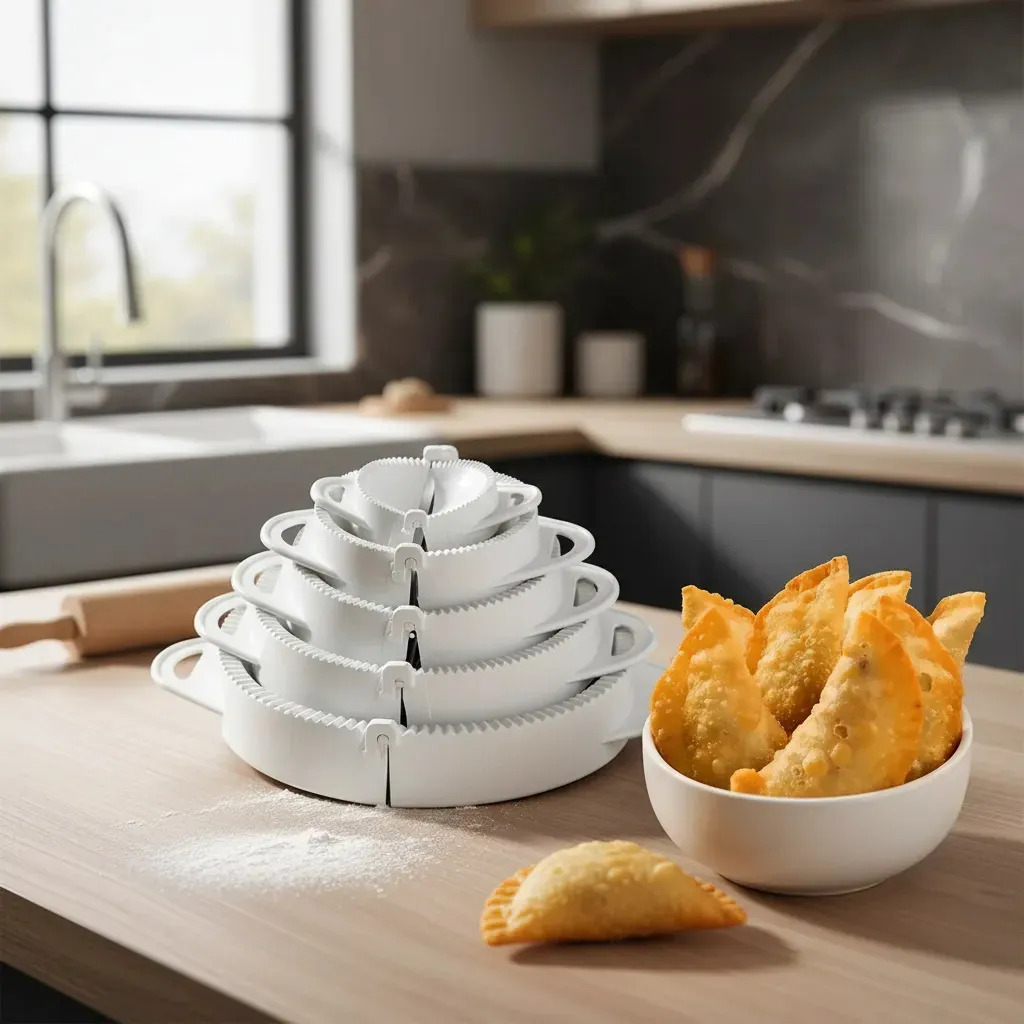 Conjunto Moldes Plástico Branco Keita Para Pastel E Fogazza 5 Unidades