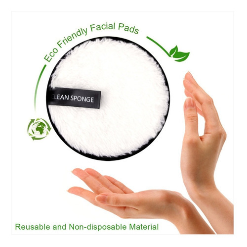 Pads Desmaquillantes Reutilizables 3 Pads Ecofriendly Makeup