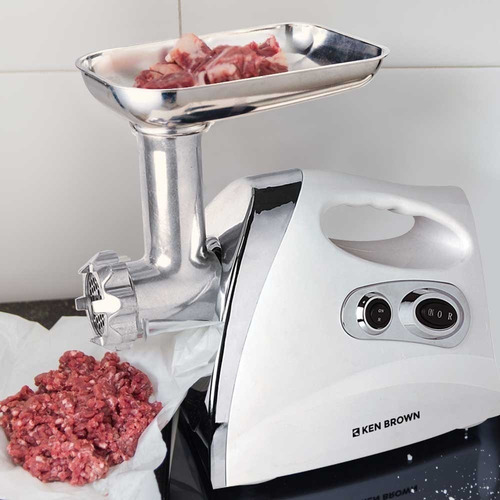 Imagen 2 de 9 de Picadora De Carne Electrica Ken Brown 1800w Embutidora Acero