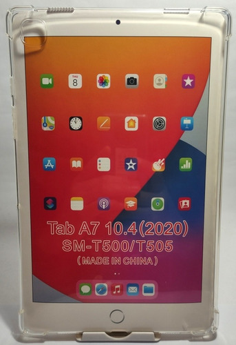 Funda Tablet Para Samsung A7 T505 Transparente Antigolpe
