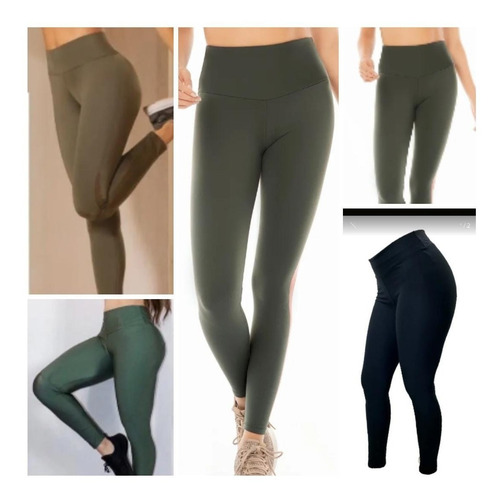 Legis Lycra Mujer Leghins Negro Talla Unica Gym- Deportiva