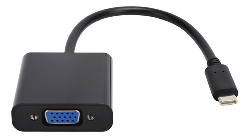 Convertidor Typec A Vga De 10 Gbps, Usb 3.1, Hd, Vídeo 1080p