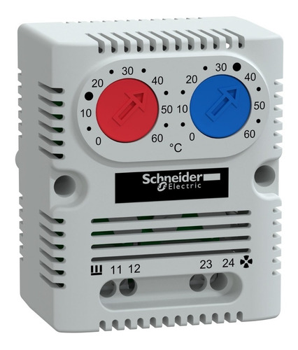 Imagen 1 de 2 de Termostato Doble Climasys Na Nc Schneider Nsyccothd