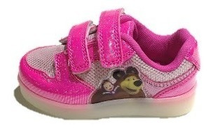 Zapatillas Masha Footy Con Luces Mbx109 C44