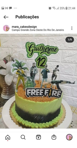 Imagem 2 de 5 de Bolos Decorados E Kit Festa