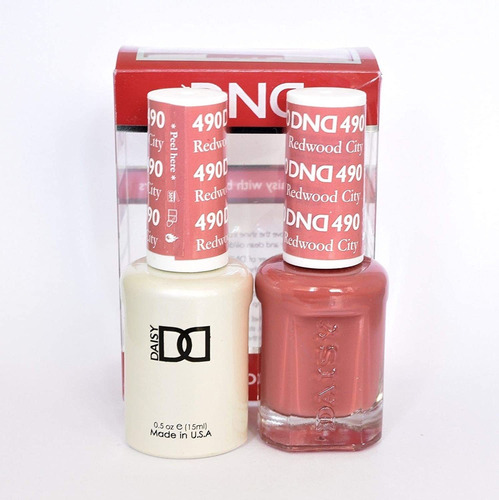 Dnd Gel  Set De Esmalte A Juego (490  Redwood City)