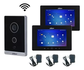 Kit Video Portero Dahua Monitor Ip Touch De 7 Pulgadas Wifi