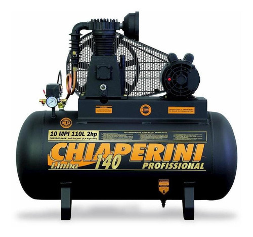 Compressor De Ar M.pressão Tri 2hp 110l 000766 Chiaperini
