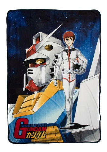 Frazada Cobija Mobile Suit Gundam Anime Original Bioworld