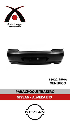 Parachoque Trasero Nissan Almera