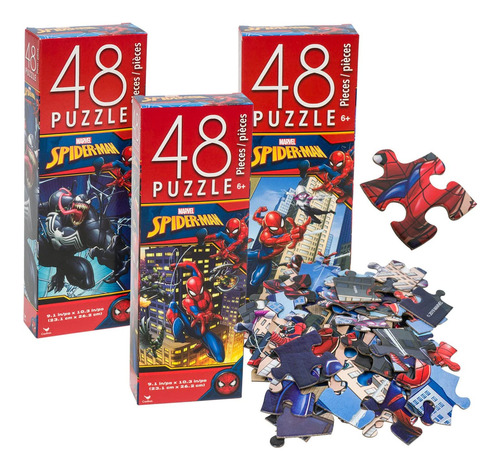 Rompecabezas De Marvel Spider-man Mega Bundle 3 Rompecabeza