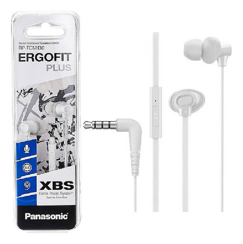 Audifonos Panasonic Ergofit Plus Rp-tcm130 Extra Bass 