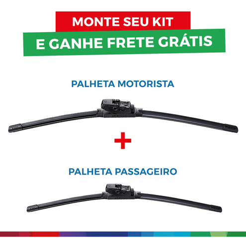 Palheta Limpador Parabrisa Gancho Bosch Paleta Silicone
