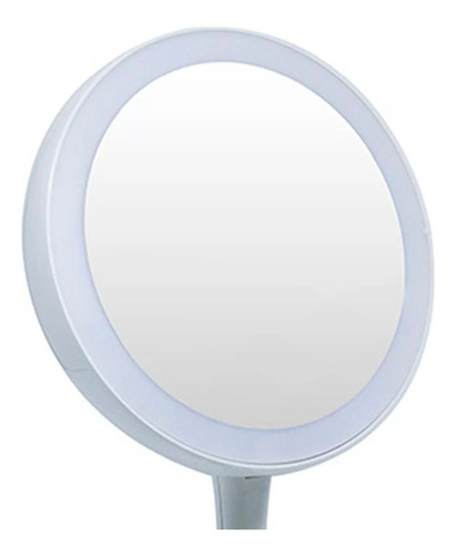 Espejo articulado con luz LED Mr-10 Western Frame de 28,5 cm, color blanco