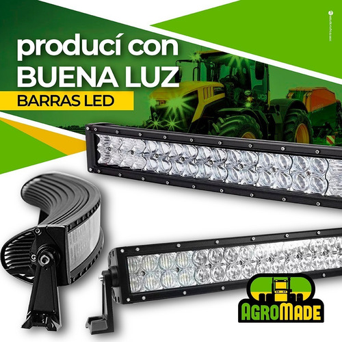 Imagen 9 de 10 de Faro Auxiliar Barra 40 Led Cree 120w Off Road Sumergible Mod.510