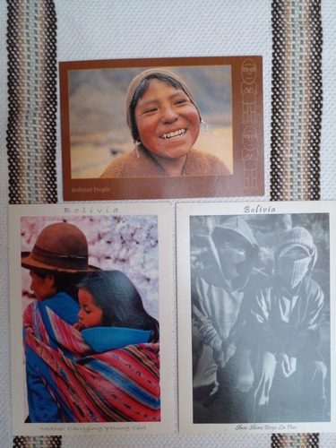 3 Postales Bolivia Fotógrafos Phil Rice Eric Bauer 