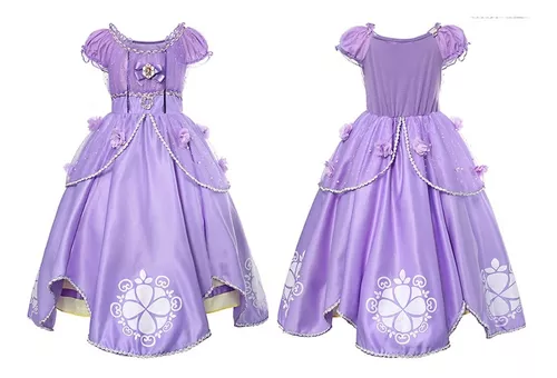 Vestido Festa Fantasia De Luxo Princesa Sofia Luva e Coroa - Desapegos de  Roupas quase novas ou nunca usadas para bebês, crianças e mamães. 396930