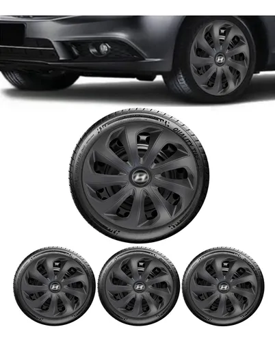 comprar Jogo Calotas Spider Peto Fosco Hb20 Hatch Hb20s Sedan Aro 14