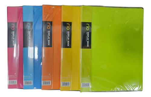 Carpeta A4 Con 20 Folios Vivid Colors Deli Color Color Variado