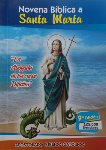 Novena Bíblica A Santa Marta 9a. Edición