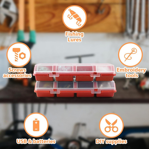 Caja De Almacenamiento Screw Parts Box, Material Reciclado