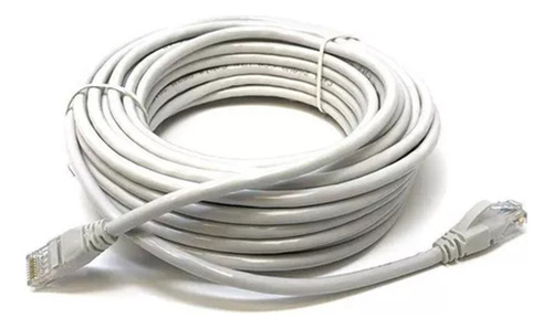 Cable Red Ethernet 30 Metros Rj45 Utp Categoria 6 Blanco